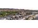 This is an aerial view of the community showcasing the landscape, homes, and roads at 298 Grant Ridge Dr, Henderson, NV 89012