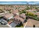 A picturesque aerial view of a suburban home in a planned community at 313 Vista Glen St, Las Vegas, NV 89145