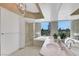 Spa-like bathroom with soaking tub, glass shower, dual sinks and golf course view at 322 Karen Ave # 308, Las Vegas, NV 89109