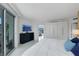 Bright bedroom with a balcony that overlooks the city with a large closet at 322 Karen Ave # 308, Las Vegas, NV 89109