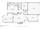 Detailed floor plan showcasing layout of the home including bedrooms, bathrooms, and living spaces at 3426 Side Saddle Ct, North Las Vegas, NV 89032