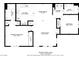 Floorplan showing layout with locations and dimensions at 3455 Erva St # 112, Las Vegas, NV 89117