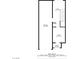 Detailed floor plan outlining the layout of the first floor of this home at 3880 Enchanted Sky St, Las Vegas, NV 89129