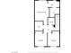 Layout featuring a primary bedroom, two bedrooms, and hall at 3880 Enchanted Sky St, Las Vegas, NV 89129