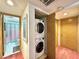 Conveniently located stacked washer and dryer off the bathroom at 4151 Sanderling Cir # 351, Las Vegas, NV 89103