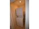This laundry area features a stacked washer and dryer, maximizing space at 4585 Dean Martin Dr # 205, Las Vegas, NV 89103