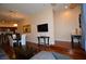 Open-concept living room with hardwood floors and plenty of space to entertain at 4585 Dean Martin Dr # 205, Las Vegas, NV 89103