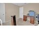 This bedroom features neutral walls and is spacious with a desk, perfect for a home office at 4628 Standing Bluff Way, Las Vegas, NV 89130
