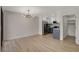 Bright open floor plan combining living and kitchen spaces, perfect for modern living at 5020 Village Dr, Las Vegas, NV 89142