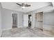Another view of the bedroom with closet and doorways leading to other rooms at 5417 Eastbrook Dr, Las Vegas, NV 89142