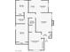 Detailed floor plan showcasing the layout of the home's rooms and dimensions at 5417 Eastbrook Dr, Las Vegas, NV 89142