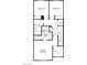 Detailed floorplan showcasing the layout of the upper level, including the primary bedroom at 5872 Wisteria Walk, Las Vegas, NV 89148