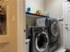 Functional laundry room equipped with a modern washer and dryer set at 6454 Mount Palomar Ave, Las Vegas, NV 89139