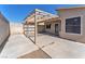 This home features a spacious back patio and pergola, perfect for outdoor entertaining and relaxation at 6717 Sheffield Dr, Las Vegas, NV 89108