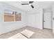Bedroom features tile flooring, a window and a closet with doors at 6717 Sheffield Dr, Las Vegas, NV 89108