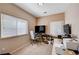 Functional office space featuring a well-lit desk area with dual monitors for productivity at 6821 Jeanette St, Las Vegas, NV 89131