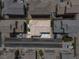 Stunning aerial view of a single-Gathering home with a concrete driveway and desert landscaping at 9053 Boston Springs Ave, Las Vegas, NV 89149
