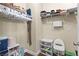 Organized walk-in closet offering ample storage with shelves, racks, and clear organization at 9053 Boston Springs Ave, Las Vegas, NV 89149