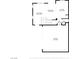 First floor plan with living room, dining area, kitchen, bath and garage at 9053 Boston Springs Ave, Las Vegas, NV 89149