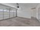 Clean garage features a white door and bright lighting at 9205 Desert Village Ave, Las Vegas, NV 89147