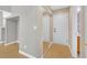 Hallway featuring wood floors and closet at 927 Clear Diamond Ave, Las Vegas, NV 89123