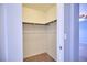 Bright closet space with rod and shelving, offering simple storage at 10449 Yew Blossom Ave, Las Vegas, NV 89166