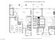 Floor plan with dimensions and layout of all three floors, including the garage and outdoor patio at 10748 Steel Ridge Ct, Las Vegas, NV 89135