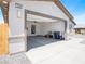 Spacious two-car garage with finished walls and high ceilings at 1500 E Laguna St, Pahrump, NV 89048