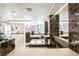 Bright lobby area with modern decor, elegant lighting, and tiled marble accents at 200 W Sahara Ave # 910, Las Vegas, NV 89102