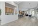 Expansive open concept living space with seamless transitions between the kitchen, dining, and living areas at 2168 Big Bar Dr, Henderson, NV 89052