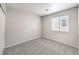 Bedroom with carpeted floor, light gray walls, and one window at 2177 Hidden Ranch Ter, Henderson, NV 89052