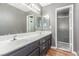 Bathroom featuring double sinks, and modern fixtures at 2725 S Nellis Blvd # 2168, Las Vegas, NV 89121