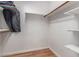 Walk-in closet with shelving and wood flooring, ready for organization at 2725 S Nellis Blvd # 2168, Las Vegas, NV 89121