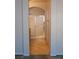 Bathroom doorway view showing glass shower doors and tile floors at 2905 Shimmering Bay St, Laughlin, NV 89029