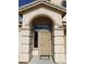 Close up of the front entrance to the home with address clearly visible above the doorway at 2905 Shimmering Bay St, Laughlin, NV 89029