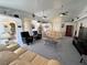 Cozy living room with vaulted ceilings and comfortable seating arrangements at 3451 Sagebrush Ave, Pahrump, NV 89048