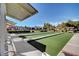 Bocce ball courts within the community offering an opportunity for outdoor recreation and socializing at 3616 Greenbriar Bluff Ave, North Las Vegas, NV 89081