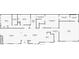 Floorplan showing layout of the house, including bedrooms, bathrooms, kitchen, and living areas at 3971 Foxboro Cir, Las Vegas, NV 89121