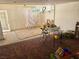 Basement area with Christmas decorations and furniture at 6215 Darby Ave, Las Vegas, NV 89146