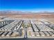 An aerial view of a meticulously planned community with modern homes and community amenities at 6952 Crescent Gold St, North Las Vegas, NV 89086