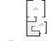 Detailed first-floor plan showing the layout with dimensions and room names of the foyer and other spaces at 6952 Crescent Gold St, North Las Vegas, NV 89086