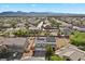 Community aerial view showcasing the home's location near the mountains at 7221 Harlow St, Las Vegas, NV 89131