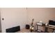 Bedroom featuring a guitar and desk at 829 Dover Pl, Las Vegas, NV 89107