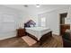 Comfortable bedroom with neutral walls, natural light, hardwood floors and ample closet space at 8336 Golden Amber St, Las Vegas, NV 89139
