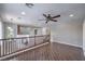 Second floor landing with chandelier, wood floors and views at 9005 Semillon St, Las Vegas, NV 89148