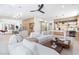 Bright and spacious living space featuring modern decor, neutral tones, and recessed lighting at 11926 Port Labelle Dr, Las Vegas, NV 89141