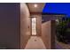 An outdoor shower with upgraded tile in a private patio space at 11926 Port Labelle Dr, Las Vegas, NV 89141