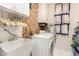 Functional laundry room with washer, dryer, and storage cabinets at 1339 Echo Creek St, Henderson, NV 89052