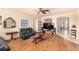 Comfortable living room with ample seating, arched doorways, and an open layout for Gathering gatherings at 1339 Echo Creek St, Henderson, NV 89052