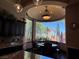 Breakfast nook with custom cabinetry and views to the backyard at 1800 Amarone Way, Henderson, NV 89012